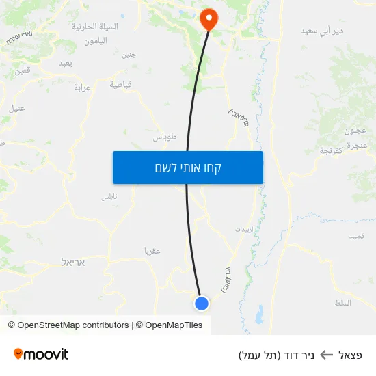 מפת פצאל לניר דוד (תל עמל)