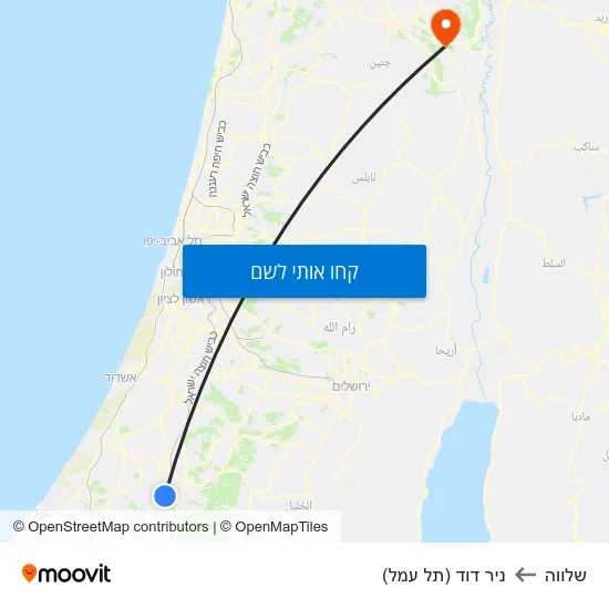 מפת שלווה לניר דוד (תל עמל)