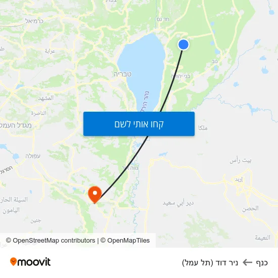 מפת כנף לניר דוד (תל עמל)
