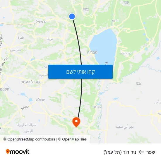 מפת שפר לניר דוד (תל עמל)