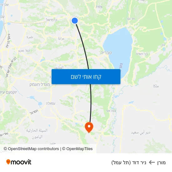 מפת מורן לניר דוד (תל עמל)