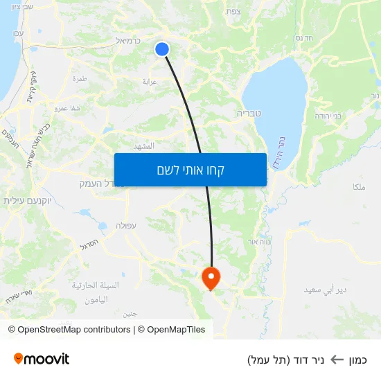 מפת כמון לניר דוד (תל עמל)