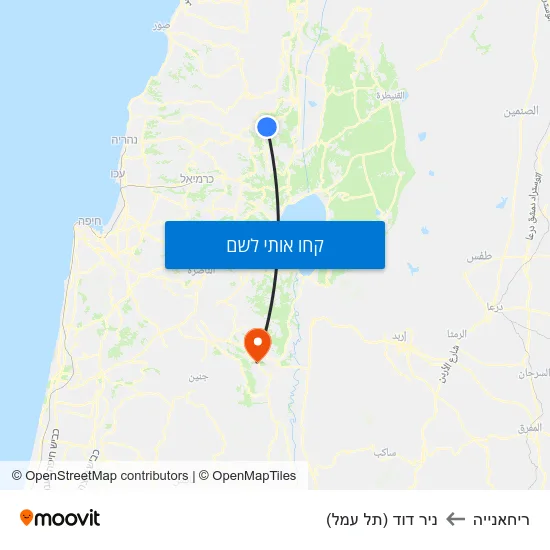 מפת ריחאנייה לניר דוד (תל עמל)