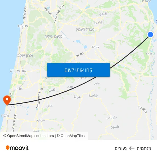 מפת מנחמיה לנעורים