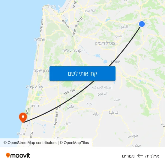 מפת אילנייה לנעורים