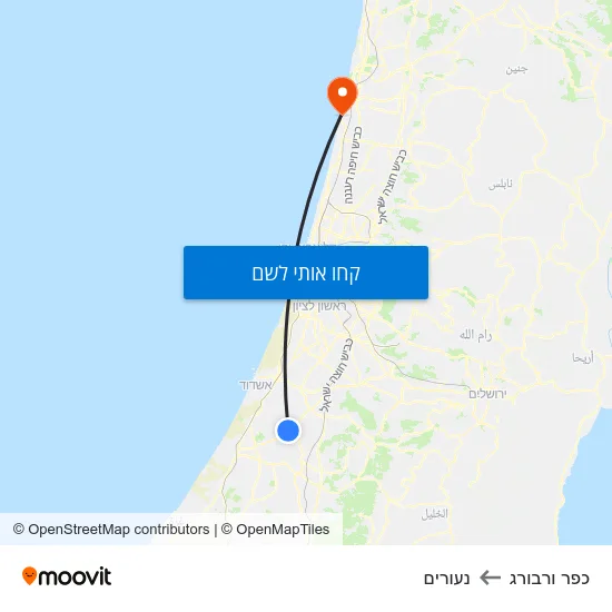 מפת כפר ורבורג לנעורים