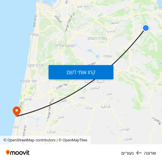 מפת שרונה לנעורים