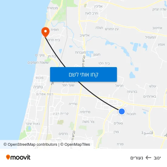 מפת ינוב לנעורים