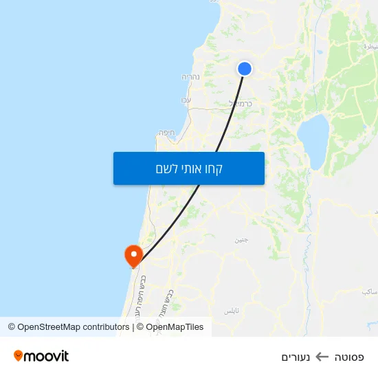 מפת פסוטה לנעורים