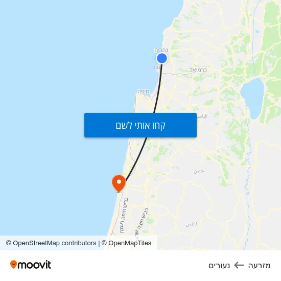 מפת מזרעה לנעורים