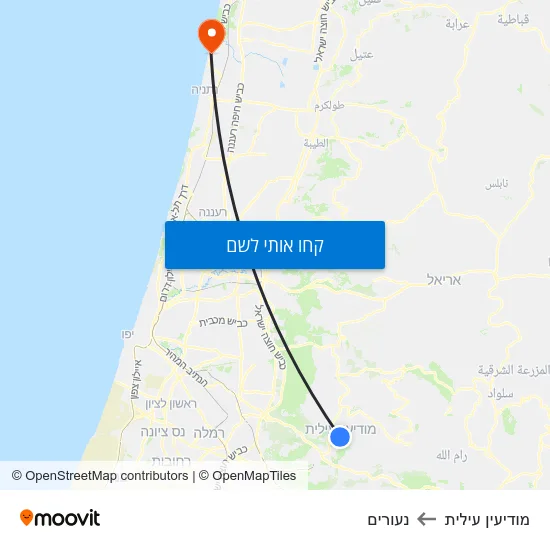 מפת מודיעין עילית לנעורים
