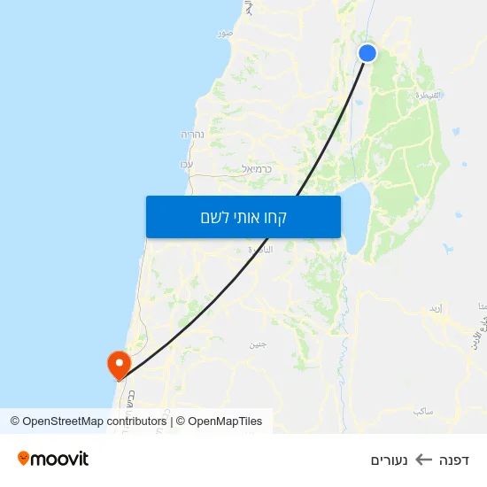 מפת דפנה לנעורים