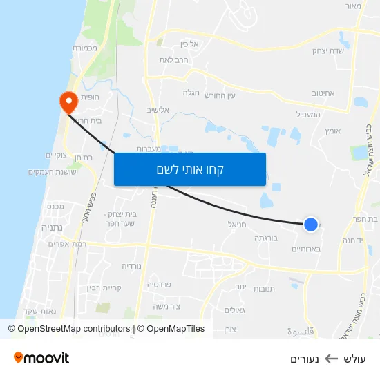 מפת עולש לנעורים