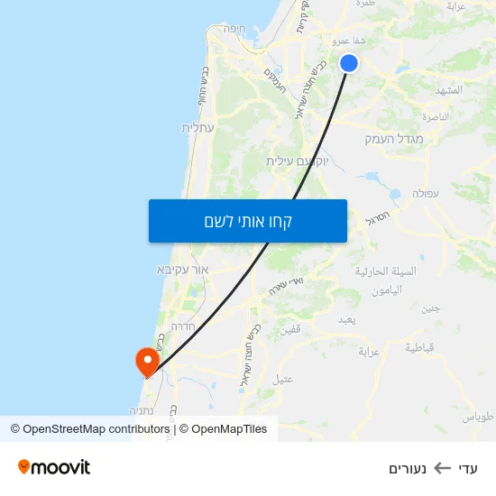 מפת עדי לנעורים