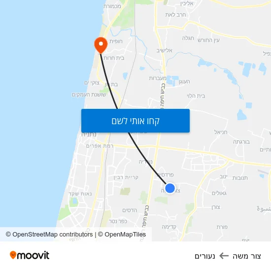 מפת צור משה לנעורים