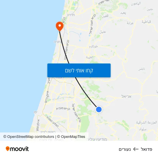 מפת פדואל לנעורים
