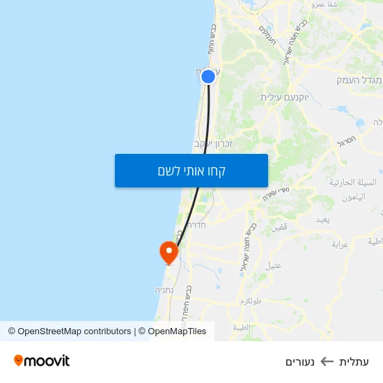 מפת עתלית לנעורים