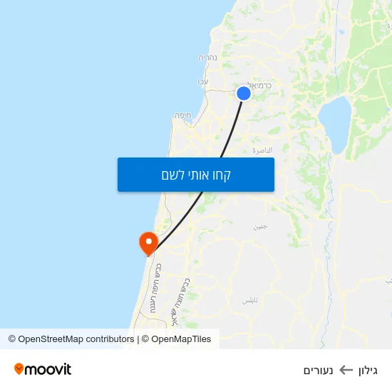מפת גילון לנעורים