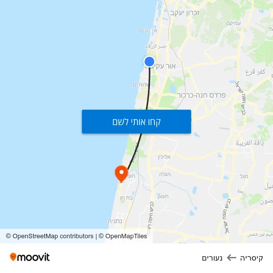 מפת קיסריה לנעורים