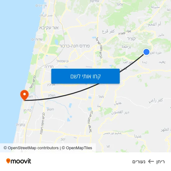 מפת ריחן לנעורים