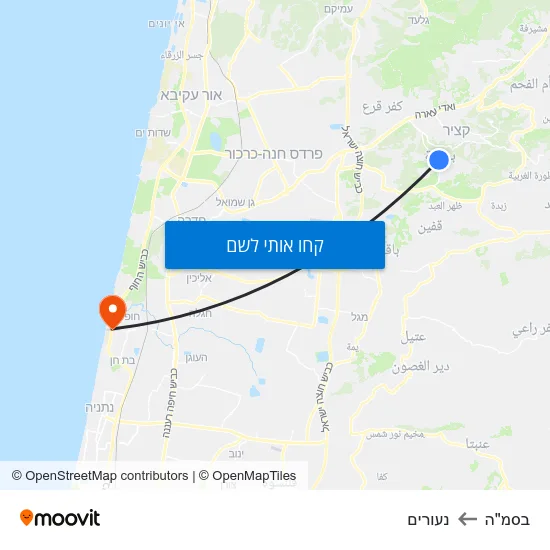 מפת בסמ"ה לנעורים