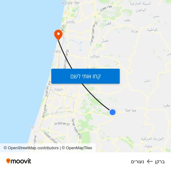 מפת ברקן לנעורים