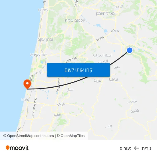 מפת נורית לנעורים