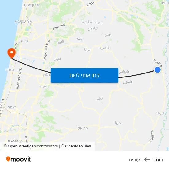 מפת רותם לנעורים