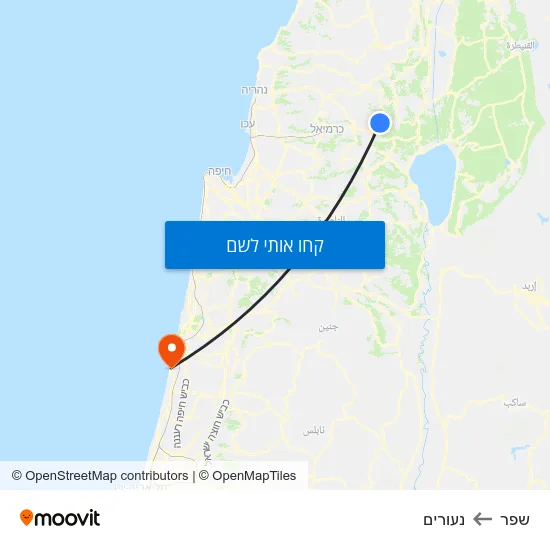 מפת שפר לנעורים