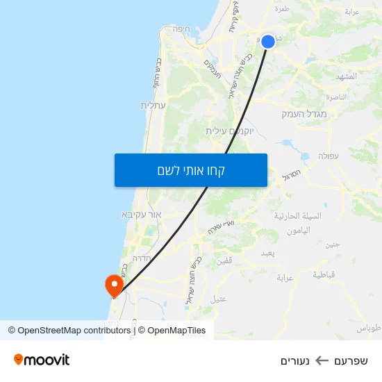 מפת שפרעם לנעורים