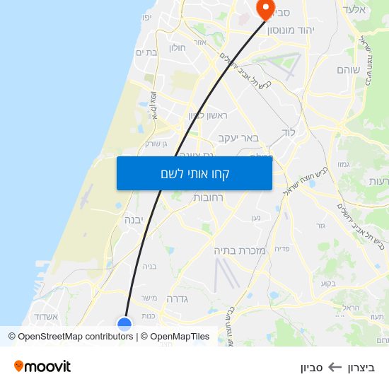 מפת ביצרון לסביון