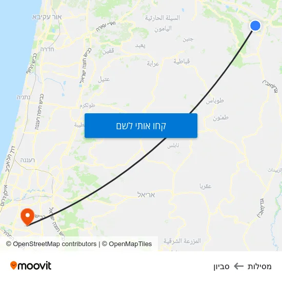 מפת מסילות לסביון