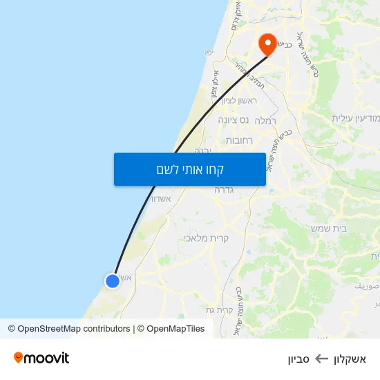 מפת אשקלון לסביון