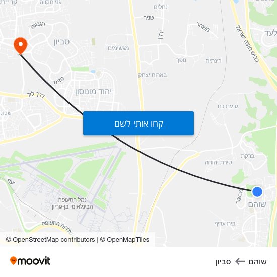מפת שוהם לסביון