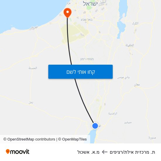 מפת ת. מרכזית אילת/רציפים למ.א. אשכול
