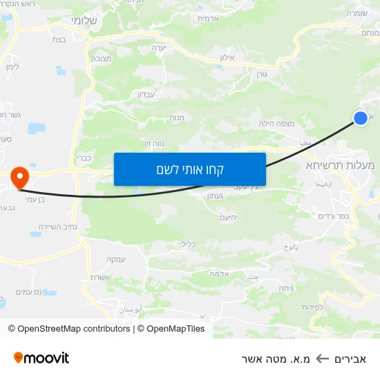 מפת אבירים למ.א. מטה אשר