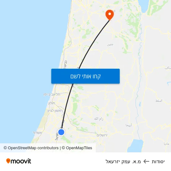 מפת יסודות למ.א. עמק יזרעאל