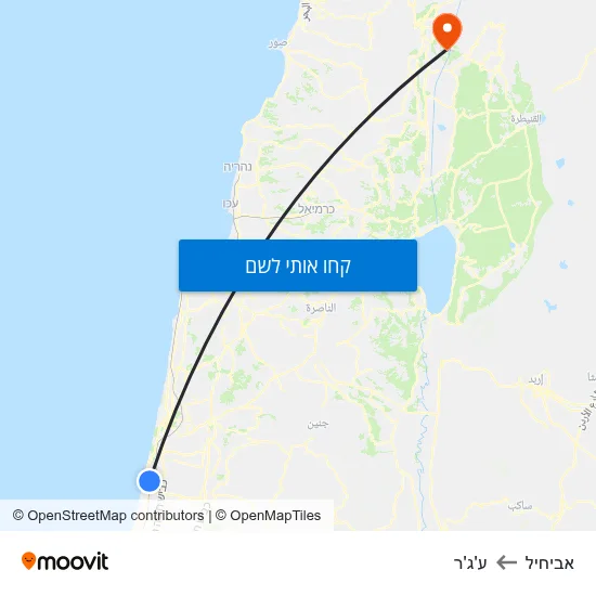 מפת אביחיל לע'ג'ר