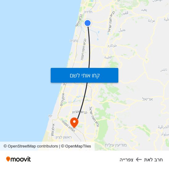 מפת חרב לאת לצפרייה