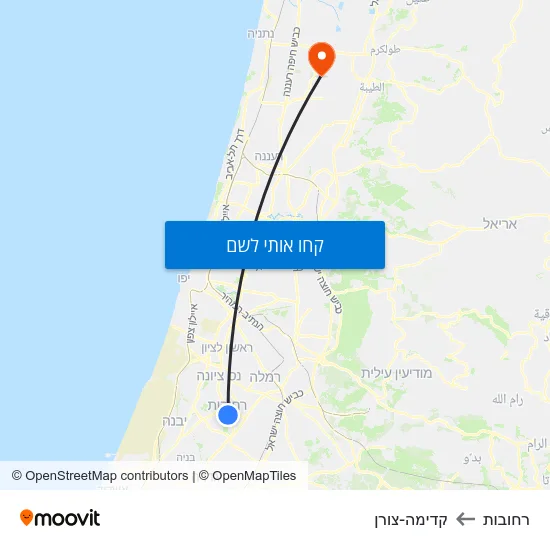 מפת רחובות לקדימה-צורן
