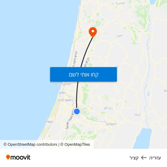 מפת עזריה לקציר