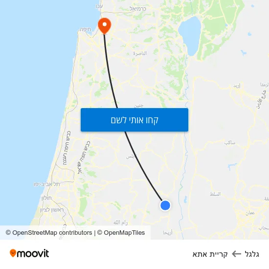 מפת גלגל לקריית אתא