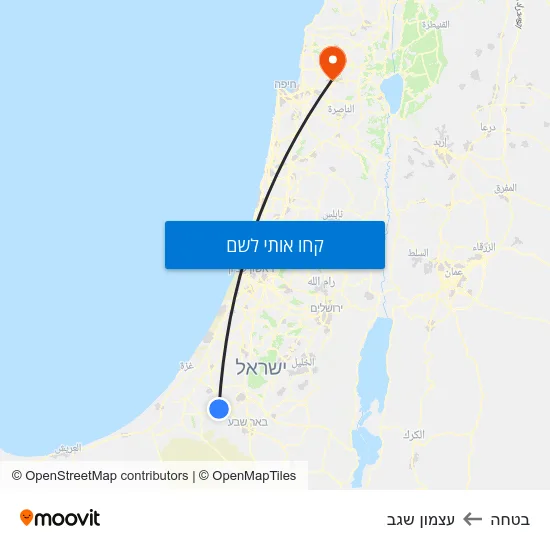 מפת בטחה לעצמון שגב