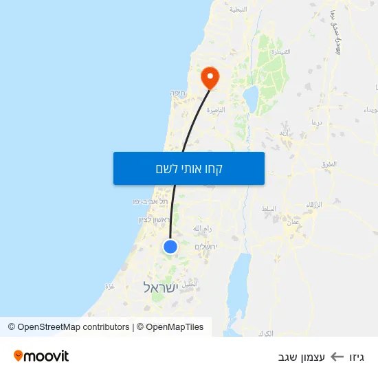 מפת גיזו לעצמון שגב