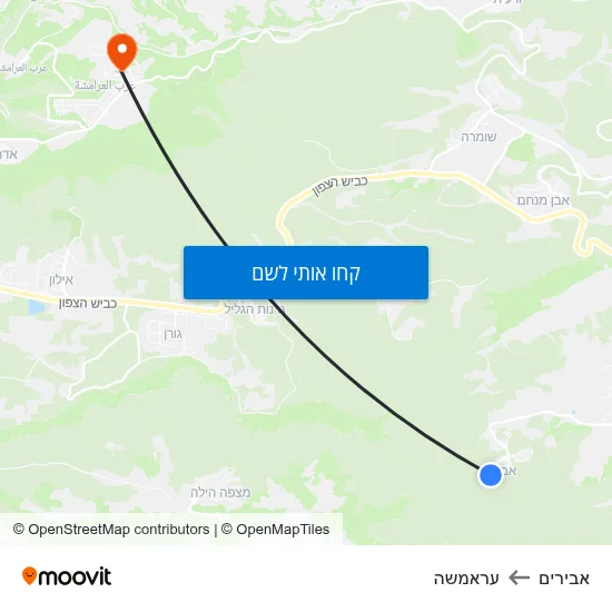 מפת אבירים לעראמשה