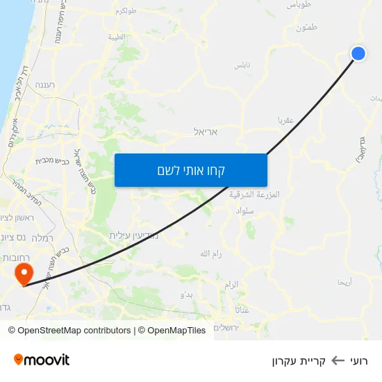 מפת רועי לקריית עקרון