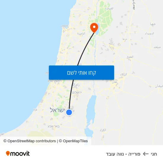 מפת חגי לפורייה - נווה עובד