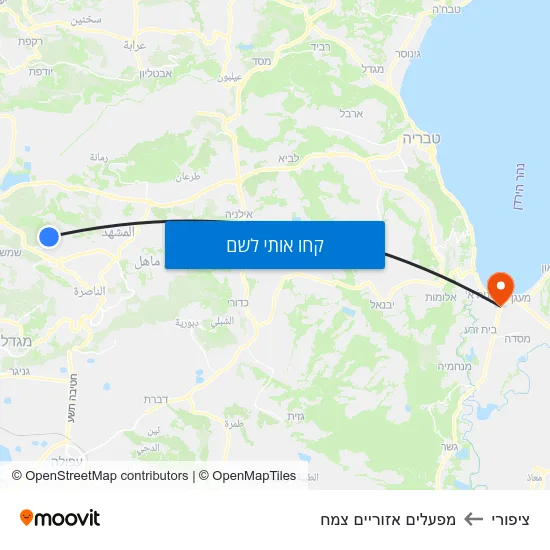 מפת ציפורי למפעלים אזוריים צמח