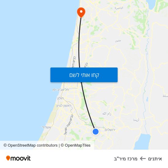 מפת איתנים למרכז מיר''ב