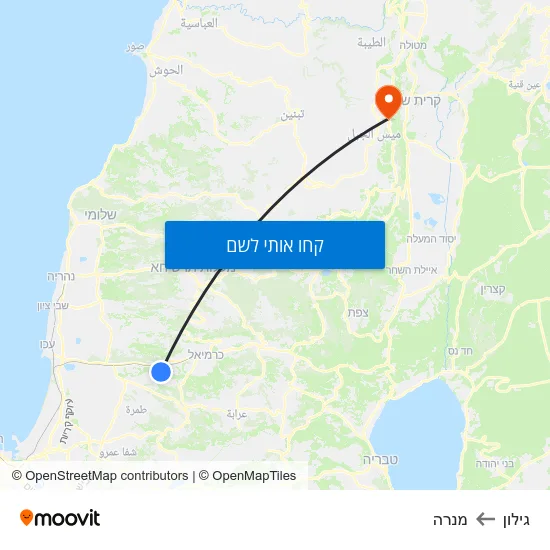 מפת גילון למנרה
